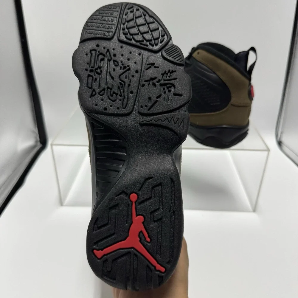 Brand New Nike Air Jordan 9 Retro GS Black Olive HV4574-030 Size 6.5Y Youth